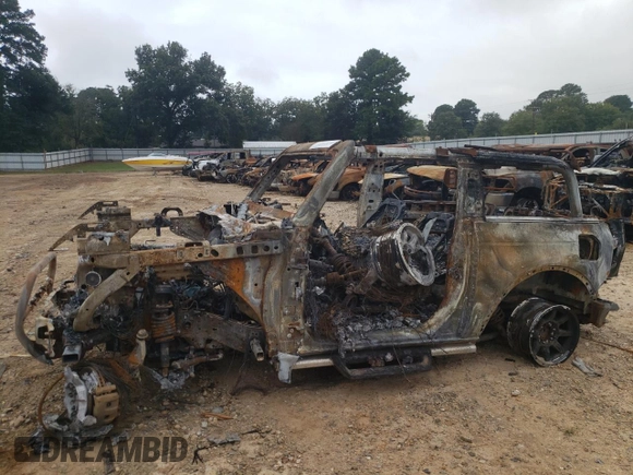 2023 Ford Bronco with VIN 1FMDE5AH1PLB27655, listed as a Copart auction lot 71652224 with Not provided miles and Non repairable. Bid and sale history available at DreamBid. Image 1.