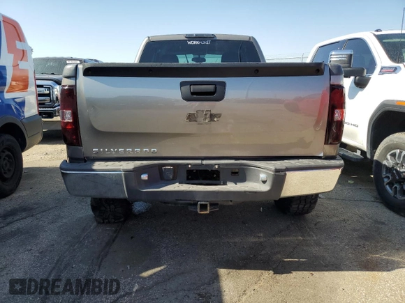 2007 Chevrolet Silverado 1500 Work Truck with VIN 1GCEK19C87E506319, listed as a Copart auction lot 48012335 with 206,815 mi miles and Salvage Title. Bid and sale history available at carsss.com. Image 6.
