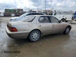 1993 Lexus LS z VIN JT8UF11EXP0168964, wystawiony jako Copart lot #46717335 z przebiegiem 183 140 mil mil oraz Czysty tytuł • Clean title. Historia ofert i sprzedaży dostępna na DreamBid. Obrazek 3.