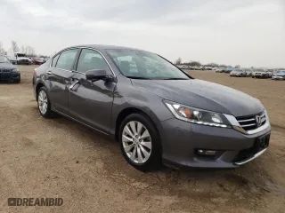 2015 Honda Accord Sedan EX-L with VIN 1HGCR3F84FA025280, listed as a Copart auction lot 52599525 with 121,853 mi miles and Clean Title. Bid and sale history available at carsss.com. Image 4.