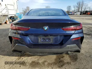 2021 BMW 8 Series 840i with VIN WBAAE4C08MCF60099, listed as a Copart auction lot 39080043 with 6,633 mi miles. Bid and sale history available at carsss.com. Image 6.