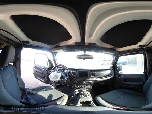 2021 Jeep Gladiator Overland z VIN 1C6HJTFG1ML606215, wystawiony jako IAAI lot #41771646 z przebiegiem 77 411 mil mil oraz . Historia ofert i sprzedaży dostępna na DreamBid. Obrazek 20.