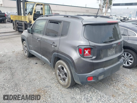 2017 Jeep Renegade Sport with VIN ZACCJAAB0HPE75735, listed as a IAAI auction lot 42420911 with 57,420 mi miles and . Bid and sale history available at DreamBid. Image 3.