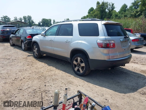 2010 GMC Acadia SLT1 with VIN 1GKLVMED2AJ199716, listed as a IAAI auction lot 42154966 with 200,493 mi miles. Bid and sale history available at carsss.com. Image 3.