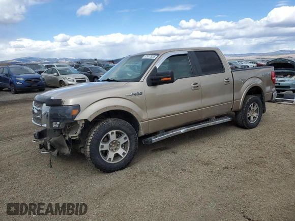 2012 Ford F-150 XL with VIN 1FTFW1EF5CFA30821, listed as a Copart auction lot 47617535 with 185,605 mi miles and Salvage title. Bid and sale history available at DreamBid. Image 1.