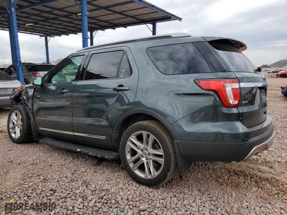 2016 Ford Explorer XLT with VIN 1FM5K7D88GGD34122, listed as a Copart auction lot 51206675 with 74,243 mi miles and Salvage Title. Bid and sale history available at carsss.com. Image 2.