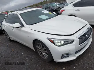 2014 Infiniti Q50 Premium with VIN JN1BV7AP7EM670954, listed as a IAAI auction lot 41195109 with 238,193 mi miles. Bid and sale history available at carsss.com. Image 1.