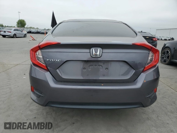 2016 Honda Civic EX with VIN 19XFC2F70GE208835, listed as a Copart auction lot 53749675 with 100,147 mi miles and Salvage Title. Bid and sale history available at DreamBid. Image 6.