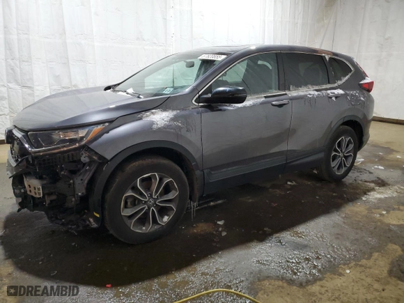 2022 Honda CR-V EX with VIN 5J6RW2H52NA006590, listed as a Copart auction lot 87820855 with 77,111 mi miles and Salvage Title. Bid and sale history available at carsss.com. Image 1.