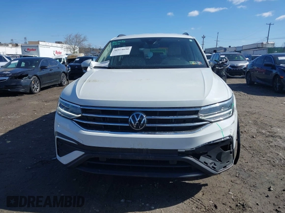 2024 Volkswagen Tiguan S with VIN 3VVFB7AX7RM063715, listed as a IAAI auction lot 41974650 with 23,374 mi miles and . Bid and sale history available at DreamBid. Image 11.