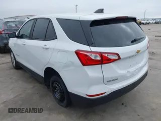 2020 Chevrolet Equinox LS with VIN 3GNAXHEV3LS716138, listed as a IAAI auction lot 41560566 with 87,671 mi miles. Bid and sale history available at carsss.com. Image 3.