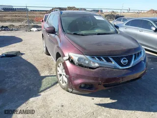 2014 Nissan Murano S with VIN JN8AZ1MW0EW511232, listed as a IAAI auction lot 41848956 with NaN miles. Bid and sale history available at carsss.com. Image 1.