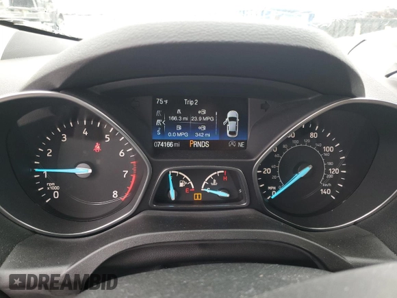 2017 Ford Escape Titanium with VIN 1FMCU0J98HUD75004, listed as a Copart auction lot 51627805 with 74,166 mi miles and Salvage Title. Bid and sale history available at carsss.com. Image 9.