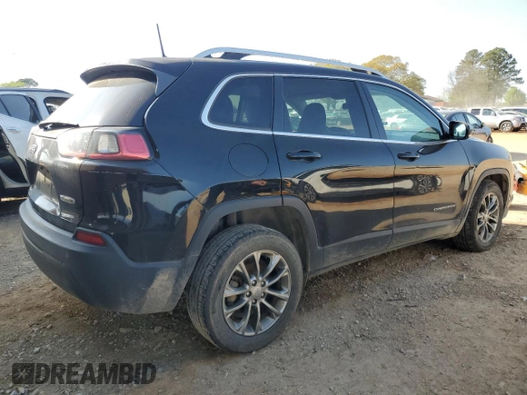 2020 Jeep Cherokee Latitude Plus with VIN 1C4PJLLB2LD623868, listed as a Copart auction lot 50224685 with 128,507 mi miles and Salvage title. Bid and sale history available at DreamBid. Image 3.
