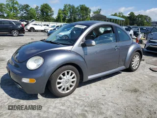 2005 Volkswagen Beetle GLS with VIN 3VWCK31C45M416720, listed as a Copart auction lot 61565805 with 89,060 mi miles and Salvage title. Bid and sale history available at DreamBid. Image 1.