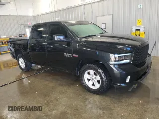 2017 Ram 1500 Tradesman with VIN 1C6RR7KT6HS785418, listed as a Copart auction lot 80336724 with 83,127 mi miles and Salvage title. Bid and sale history available at DreamBid. Image 4.