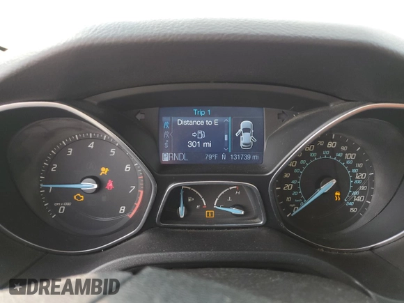 2012 Ford Focus SE with VIN 1FAHP3F21CL409819, listed as a Copart auction lot 53702165 with 131,739 mi miles and Salvage Title. Bid and sale history available at carsss.com. Image 9.