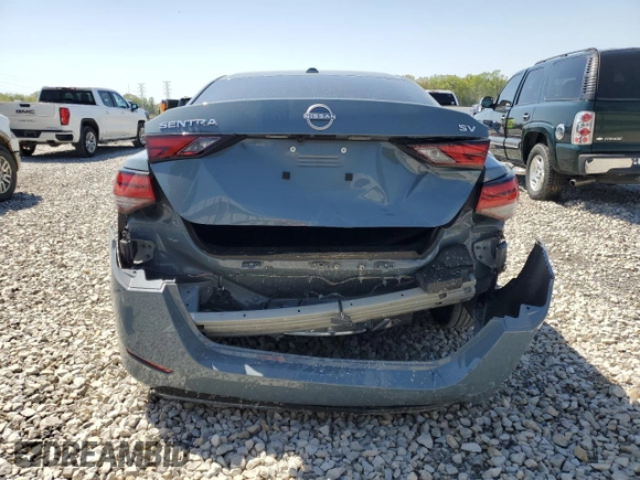 2024 Nissan Sentra SV with VIN 3N1AB8CV2RY275525, listed as a Copart auction lot 52139725 with 26,353 mi miles and Salvage Title. Bid and sale history available at DreamBid. Image 6.
