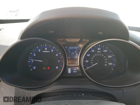 2015 Hyundai Veloster Turbo with VIN KMHTC6AE5FU243883, listed as a Copart auction lot 87482514 with 159,499 mi miles and Clean title. Bid and sale history available at DreamBid. Image 9.
