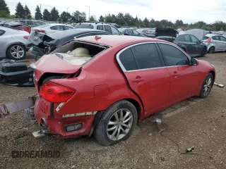 2007 Infiniti G35 G35x with VIN JNKBV61F37M818436, listed as a Copart auction lot 73786244 with 159,132 mi miles and Salvage Title. Bid and sale history available at DreamBid. Image 3.