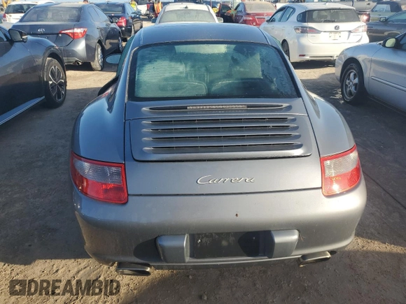2006 Porsche 911 Carrera with VIN WP0AA29976S716891, listed as a Copart auction lot 73789914 with 0 mi miles and Non Repairable. Bid and sale history available at carsss.com. Image 6.