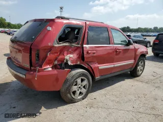 2006 Jeep Grand Cherokee Limited with VIN 1J4HS58NX6C317392, listed as a Copart auction lot 53518204 with 0 mi miles and Salvage Title. Bid and sale history available at carsss.com. Image 3.