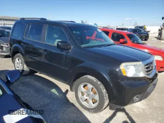 2013 Honda Pilot EX-L with VIN 5FNYF4H56DB047288, listed as a Copart auction lot 46247905 with 123,453 mi miles and Salvage Title. Bid and sale history available at DreamBid. Image 4.