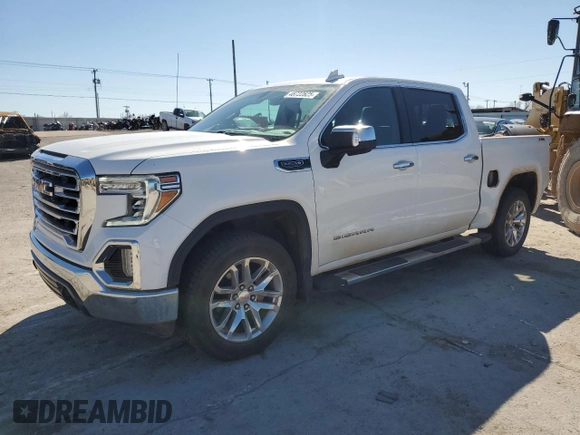 2022 GMC Sierra 1500 SLT z VIN 3GTU9DED8NG185539, wystawiony jako Copart lot #48722825 z przebiegiem 59 266 mil mil oraz Szkoda całkowita • Salvage title. Historia ofert i sprzedaży dostępna na DreamBid. Obrazek 1.