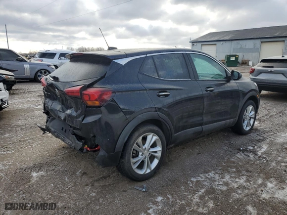 2023 Buick Encore GX Preferred with VIN KL4MMBS28PB052467, listed as a Copart auction lot 43436915 with 14,183 mi miles and Salvage Title. Bid and sale history available at carsss.com. Image 3.