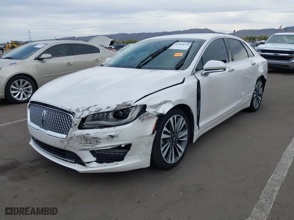 2017 Lincoln MKZ Select with VIN 3LN6L5C98HR642207, listed as a IAAI auction lot 41808958 with 51,794 mi miles. Bid and sale history available at carsss.com. Image 17.