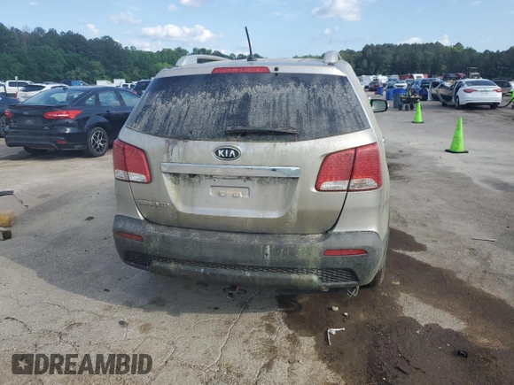 2013 Kia Sorento LX with VIN 5XYKT4A6XDG355249, listed as a Copart auction lot 54453835 with 202,996 mi miles and Clean Title. Bid and sale history available at carsss.com. Image 6.