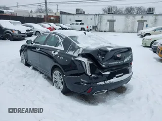2020 Cadillac CT4 Premium Luxury with VIN 1G6DF5RK7L0149451, listed as a IAAI auction lot 41334189 with 22,830 mi miles. Bid and sale history available at carsss.com. Image 3.