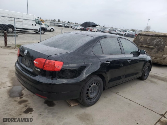 2012 Volkswagen Jetta Sedan SE w/Convenience & Sunroof PZEV with VIN 3VWDP7AJ5CM461819, listed as a Copart auction lot 48877845 with 153,712 mi miles and Salvage Title. Bid and sale history available at carsss.com. Image 3.