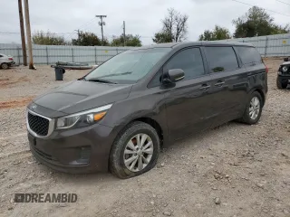 2017 Kia Sedona LX with VIN KNDMB5C15H6225424, listed as a Copart auction lot 43068985 with 187,442 mi miles and Clean Title. Bid and sale history available at carsss.com. Image 1.
