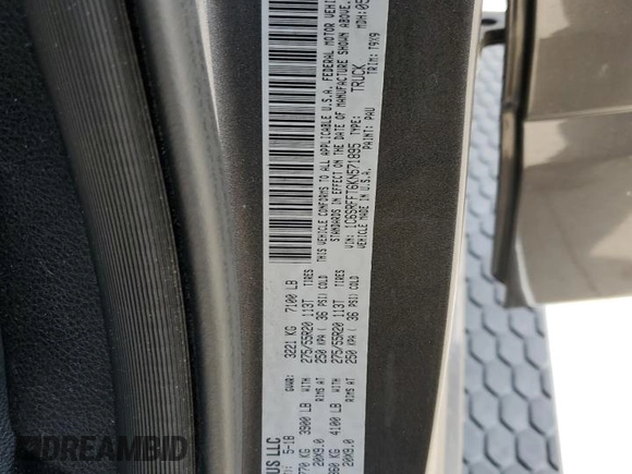 2019 Ram 1500 Big Horn с VIN 1C6SRFFT6KN571895, выставлен на аукционе Copart как лот 52985875 с пробегом 163 122 миль миль и Списание • Salvage title. История ставок и продаж доступна на DreamBid. Изображение 13.
