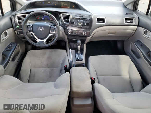2013 Honda Civic LX with VIN 19XFB2F50DE093862, listed as a Copart auction lot 54734945 with 105,955 mi miles and Salvage Title. Bid and sale history available at DreamBid. Image 8.