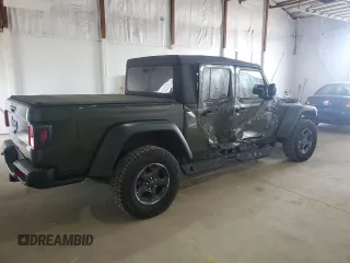 2023 Jeep Gladiator Rubicon with VIN 1C6JJTBGXPL537729, listed as a Copart auction lot 53788625 with 17,568 mi miles and Salvage title. Bid and sale history available at DreamBid. Image 3.