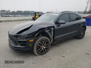 2023 Porsche Macan with VIN WP1AA2A50PLB18144, listed as a Copart auction lot 48013395 with 17,600 mi miles and Salvage Title. Bid and sale history available at carsss.com. Image 1.