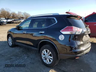 2016 Nissan Rogue SV with VIN KNMAT2MV4GP657088, listed as a Copart auction lot 45084415 with 62,103 mi miles and Salvage Title. Bid and sale history available at carsss.com. Image 2.