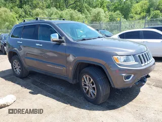 2014 Jeep Grand Cherokee Limited with VIN 1C4RJFBT3EC135266, listed as a IAAI auction lot 42566141 with 183,905 mi miles and . Bid and sale history available at DreamBid. Image 1.