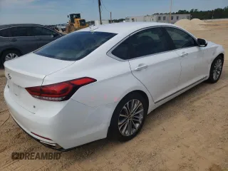 2015 Hyundai Genesis 3.8L with VIN KMHGN4JE4FU074665, listed as a Copart auction lot 57383014 with 120,469 mi miles and Salvage Title. Bid and sale history available at carsss.com. Image 3.