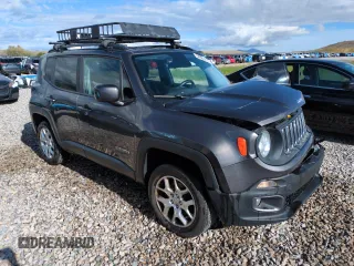 2017 Jeep Renegade Latitude with VIN ZACCJBBB8HPG59910, listed as a Copart auction lot 54883215 with 127,119 mi miles and Salvage title. Bid and sale history available at DreamBid. Image 4.