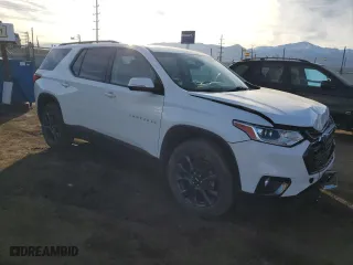 2019 Chevrolet Traverse RS with VIN 1GNERJKX2KJ167508, listed as a Copart auction lot 82632074 with 57,860 mi miles and Salvage Title. Bid and sale history available at carsss.com. Image 4.