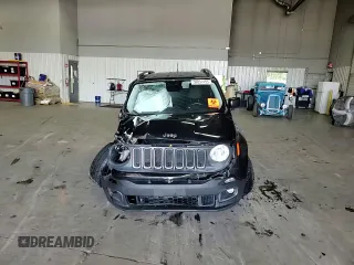 2017 Jeep Renegade Altitude with VIN ZACCJBBB5HPE62774, listed as a Copart auction lot 58031455 with 118,280 mi miles and Salvage title. Bid and sale history available at DreamBid. Image 13.