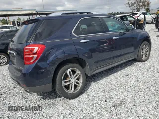 2017 Chevrolet Equinox Premier with VIN 2GNFLGE36H6106931, listed as a Copart auction lot 46867175 with 121,306 mi miles and Salvage Title. Bid and sale history available at carsss.com. Image 3.