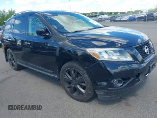 2014 Nissan Pathfinder Platinum with VIN 5N1AR2MM7EC601748, listed as a IAAI auction lot 42202262 with 167,260 mi miles and . Bid and sale history available at DreamBid. Image 1.