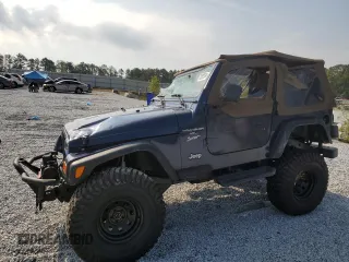2001 Jeep Wrangler Sport with VIN 1J4FA49S41P335459, listed as a Copart auction lot 72831244 with 161,464 mi miles and Salvage Title. Bid and sale history available at carsss.com. Image 1.