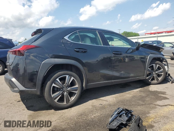 2020 Lexus UX 200 with VIN JTHX3JBHXL2025042, listed as a Copart auction lot 60426705 with 95,568 mi miles and Salvage title. Bid and sale history available at DreamBid. Image 3.
