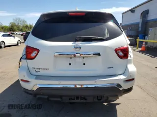 2020 Nissan Pathfinder S with VIN 5N1DR2AM9LC635284, listed as a Copart auction lot 54777075 with 74,406 mi miles and Salvage title. Bid and sale history available at DreamBid. Image 6.