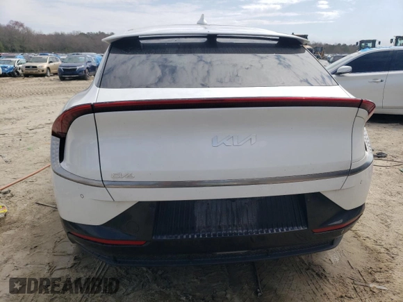 2024 Kia EV6 Wind with VIN KNDC34LA0R5198532, listed as a Copart auction lot 50887565 with 39,490 mi miles and Clean Title. Bid and sale history available at carsss.com. Image 6.